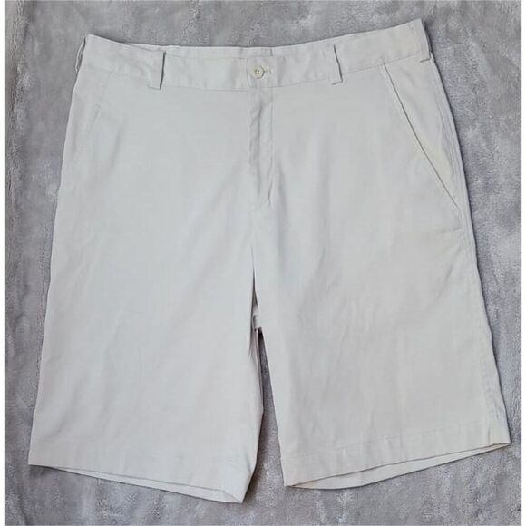 Nike Golf Dri-Fit Men’s Shorts Size 32 M White Lightweight Performance - Picture 1 of 4
